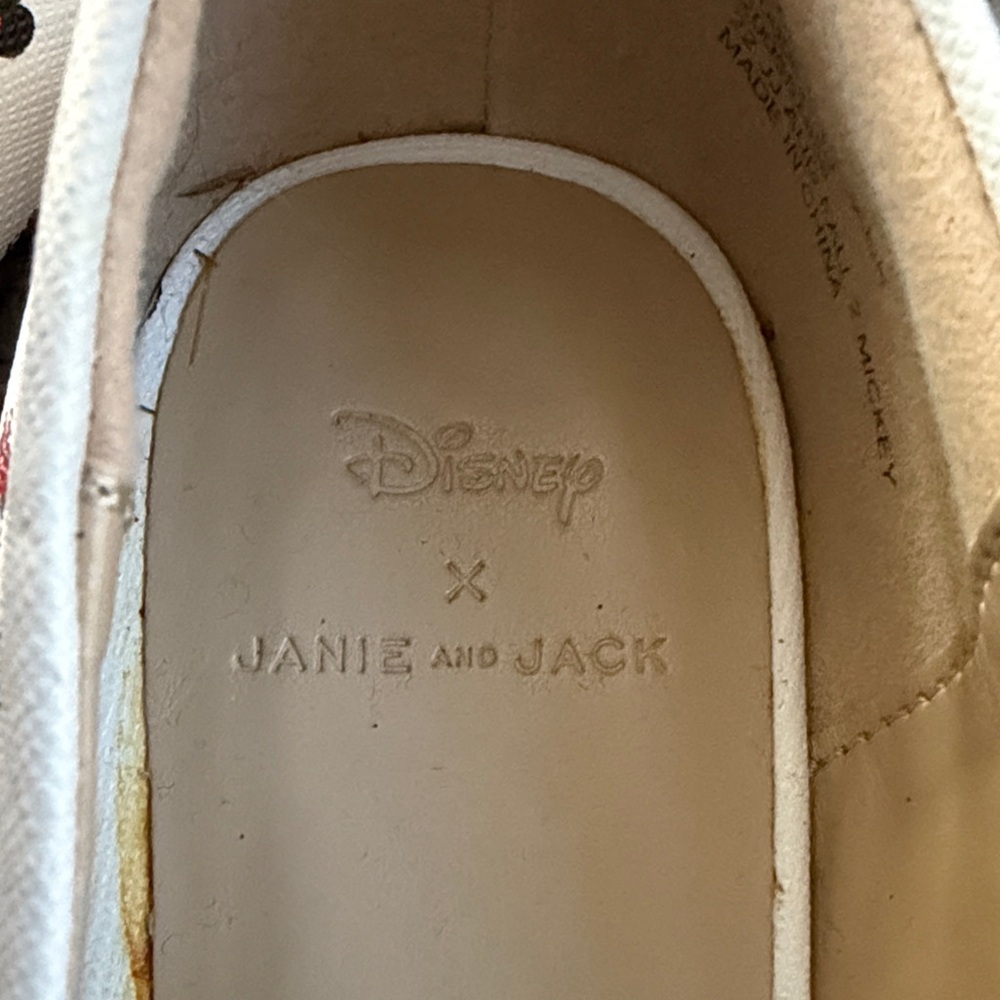 Janie and Jack Disney Minnie Mouse White and Red Dress Shoes Size 13 Kids Flats - Picture 6 of 8